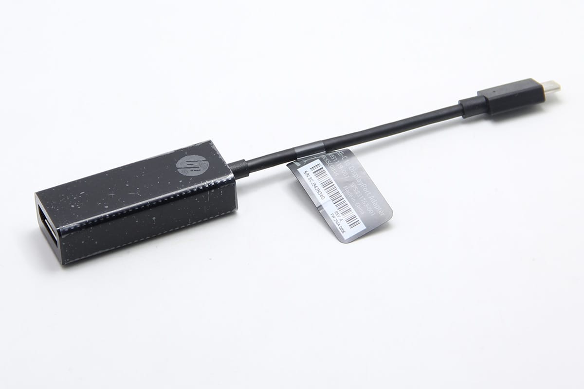 原装HP type-c转DP USB-C to DP 雷电3转DP笔记本电脑外接显示器转接线4K 60hz 高清信号转换线 831119-001