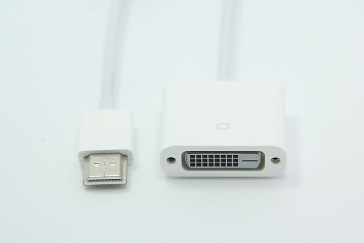 Apple HDMI 转 DVI 转换器 苹果HDMI转dvi视频转换线 DVI转HDMI 互转线 1920*1200 高清转换线