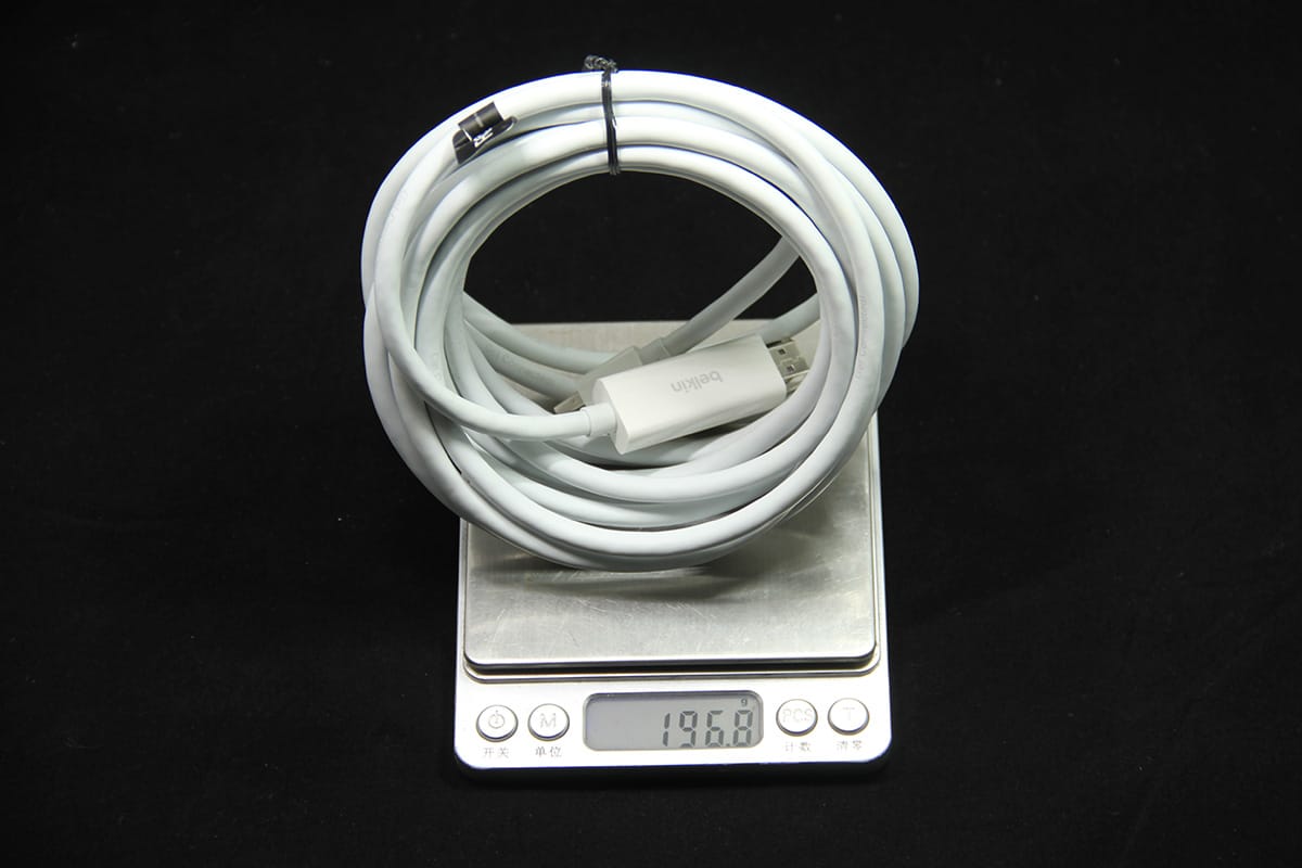 Belkin MAC迷你mini DP to HDMI 高清4K连接线3D 2米 4米F2CD077 Belkin 4K Mini DisplayPort to HDMI 适用于苹果 surface pro等