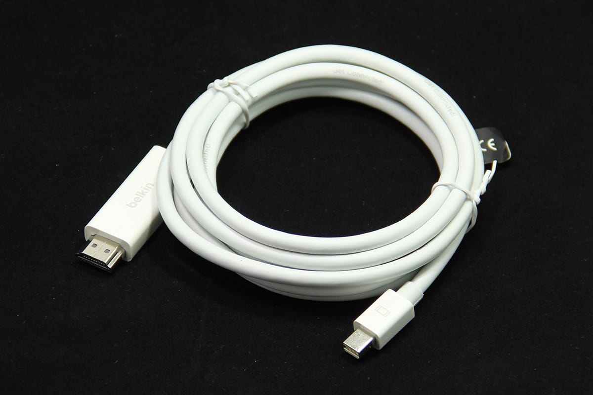 Belkin MAC迷你mini DP to HDMI 高清4K连接线3D 2米 4米F2CD077 Belkin 4K Mini DisplayPort to HDMI 适用于苹果 surface pro等