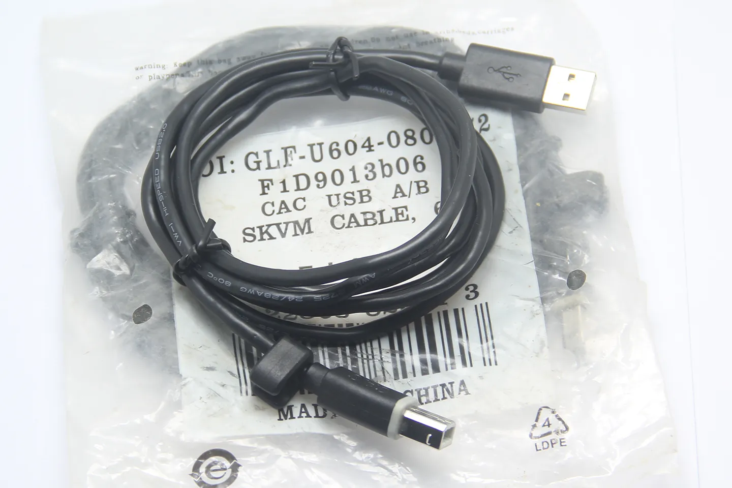 Belkin打印机数据线 F1D9013B06 1.8m USB2.0 A对B 纯铜屏蔽线 适用各种打印机
