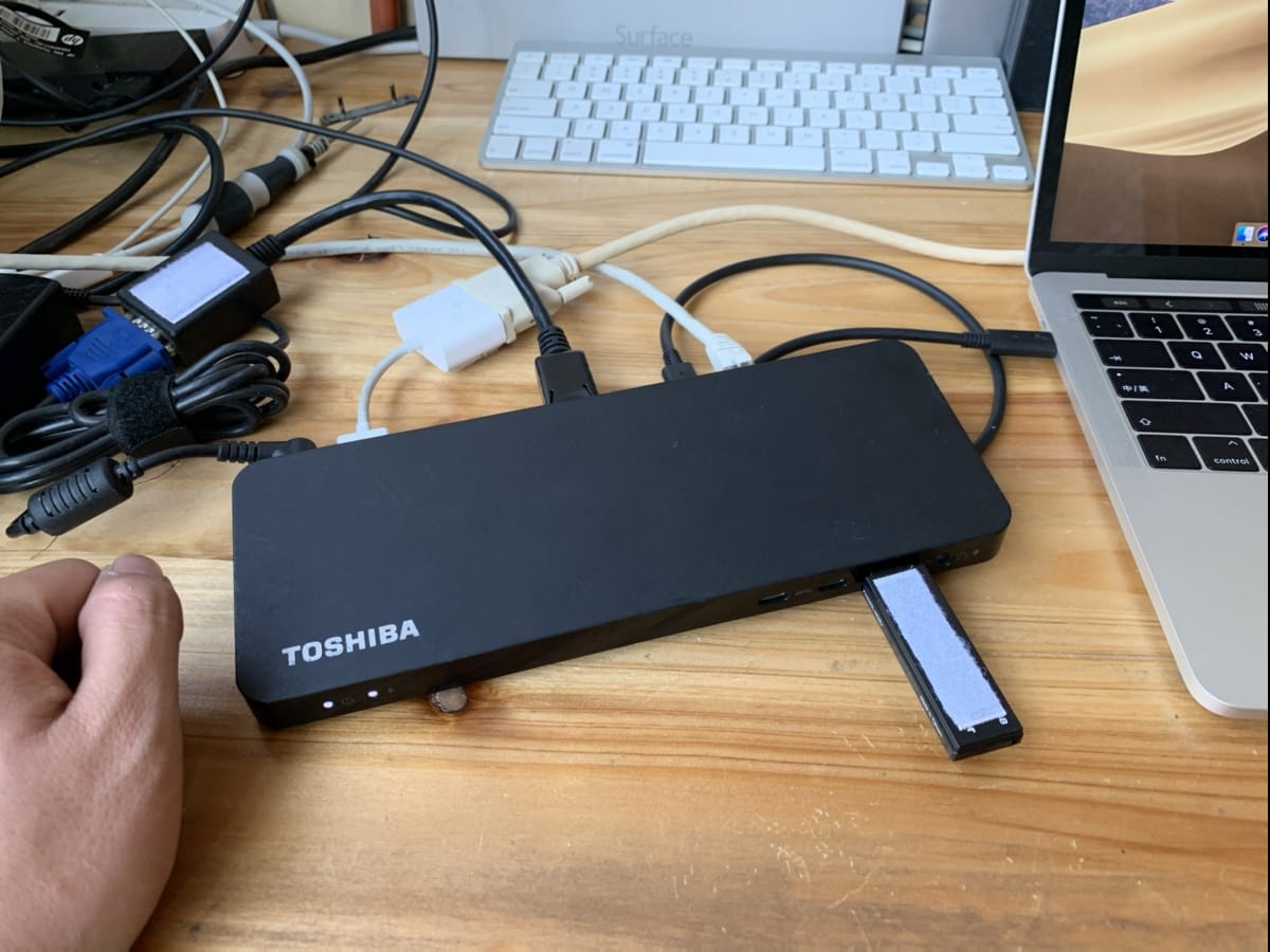 东芝 PA5281U-1PRP 扩展坞yoshiba 40G thunderbolt 3 dock 45瓦pd协议快充 外接多屏