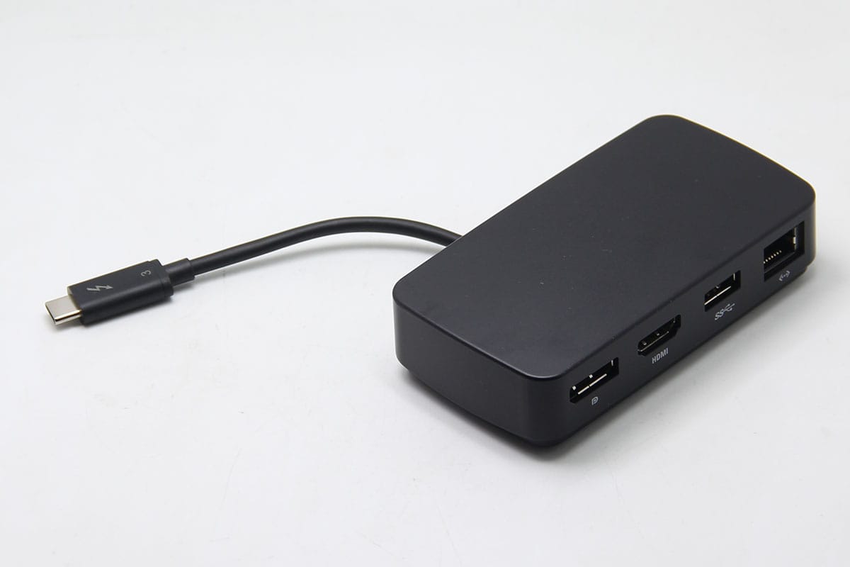 便携式免电源 雷电3/4扩展坞外接双4k 60hz USB3.0千兆网卡兼容win Mac电脑