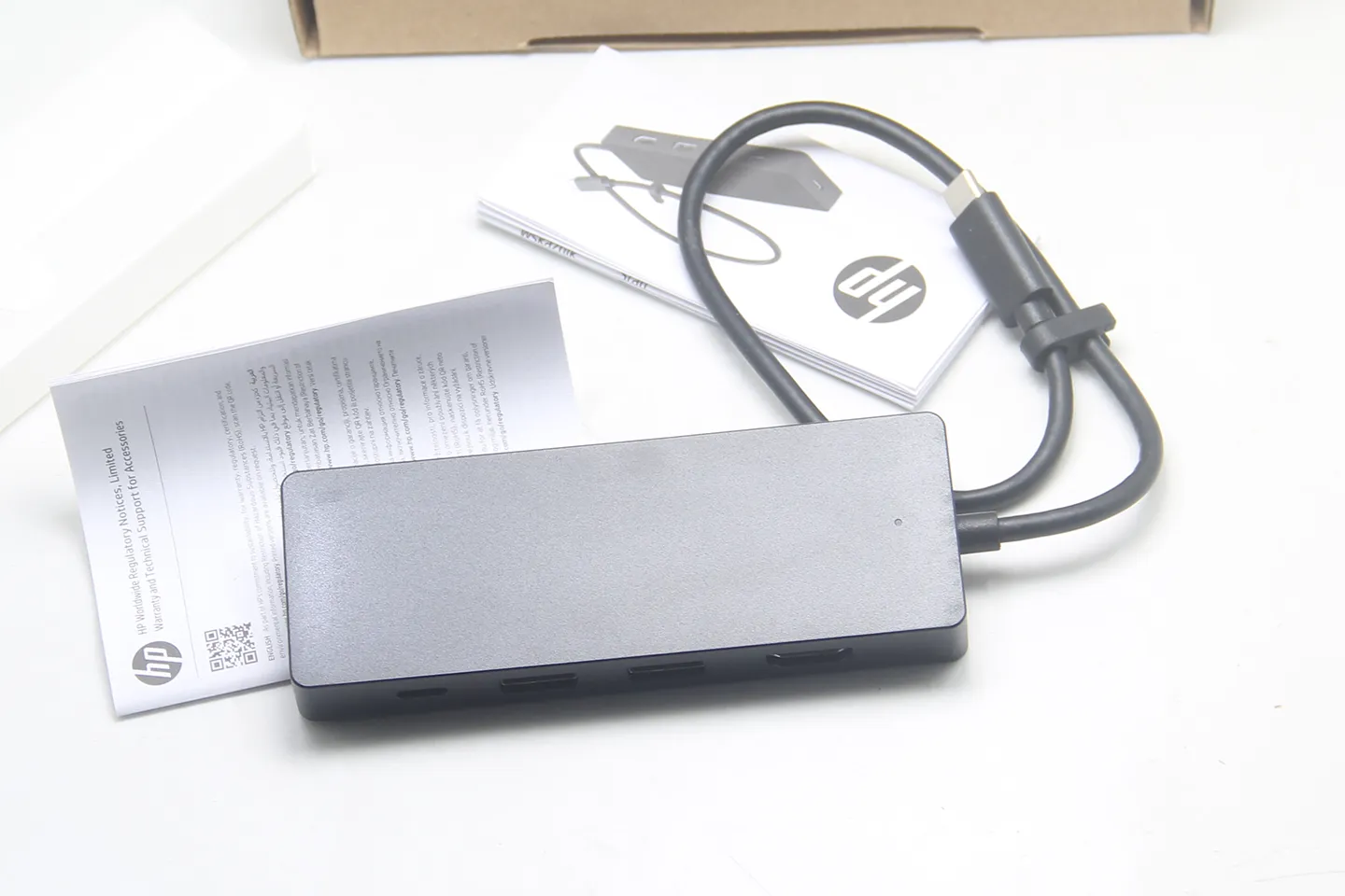 便携式惠普HP USB-C Travel Hub G3扩展坞10G HDMI2.0 4k60hz支持全功能C手机平板笔记本