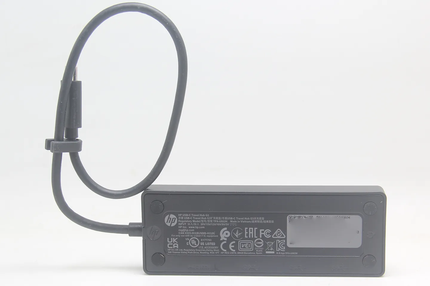 便携式惠普HP USB-C Travel Hub G3扩展坞10G HDMI2.0 4k60hz支持全功能C手机平板笔记本