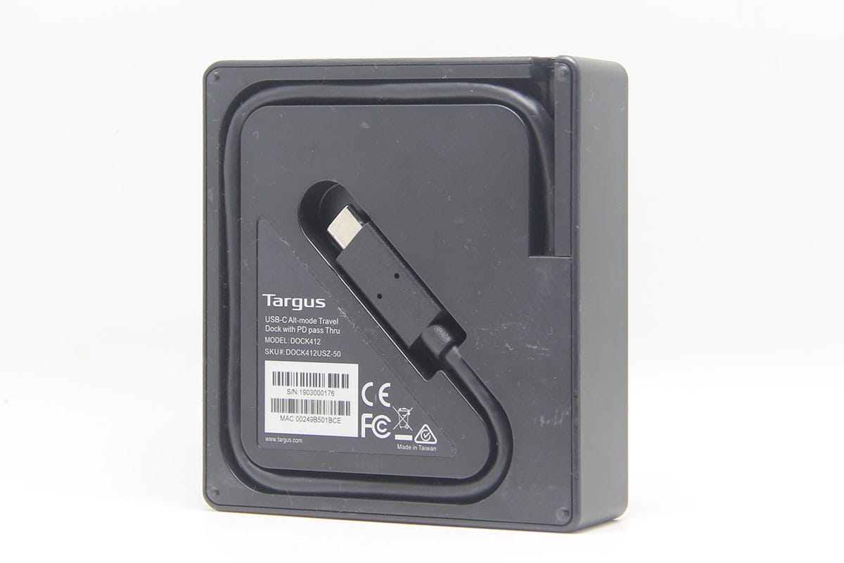 原装 Targus 泰格斯 Dock412 DOCK412USZ-50 便携式8 in 1 八合一 扩展坞 拓展坞兼容win Mac 安卓 3个USB3.0 HDMI千兆网卡
