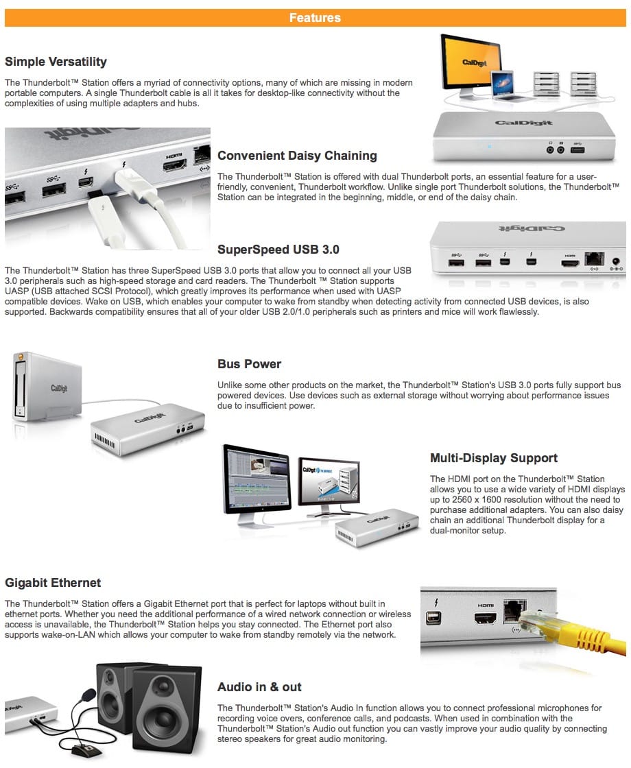 原装CalDigit cts-us-60 thunderbolt雷电2扩展坞dock 适用于苹果Macbook pro外接USB3.0 HDMI显示器 原装CalDigit cts-us-60 thunderbolt雷电2扩展坞dock 适用于苹果Macbook pro外接USB3.0 HDMI显示器