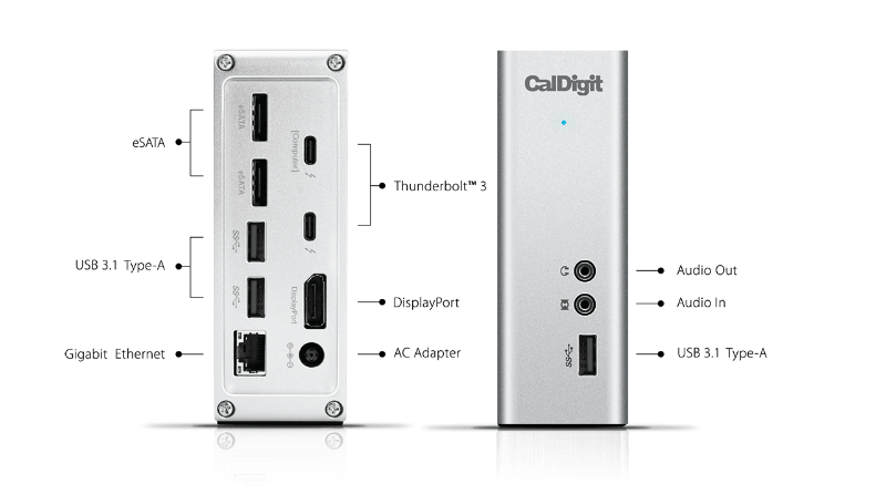 原装CalDigit TS3 PLUS DOCK /TBT3 DOCK / 雷电3扩展坞 Mac win通用型 85瓦PD供电外接双4k 60hz千兆网卡USB等