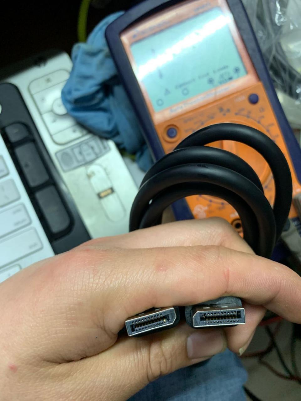 原装DP线1.2版本 4K 60hz / 2k 144hz高清线 电脑显示器连接线 高刷新率PWR 20针断开线 标准dp线 不引起短路的DP线 躲避DP血坑