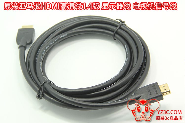 原装亚马逊HDMI电视机顶盒高清线1.4版 appleTV必备支持3D网络3米 原装亚马逊HDMI电视机顶盒高清线1.4版 appleTV必备支持3D网络3米