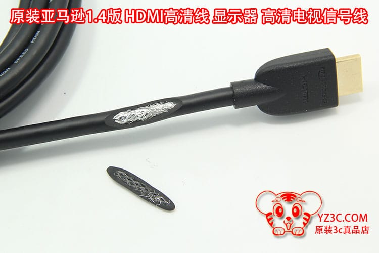 原装亚马逊HDMI电视机顶盒高清线1.4版 appleTV必备支持3D网络3米 原装亚马逊HDMI电视机顶盒高清线1.4版 appleTV必备支持3D网络3米