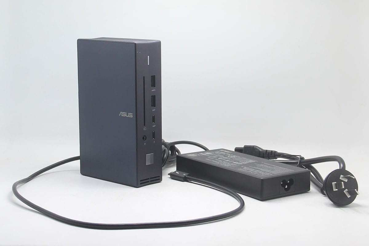 原装华硕 ASUS SimPro dock2 雷电3扩展坞 120瓦PD供电 笔记本电脑外扩接口显示器USB 智能卡