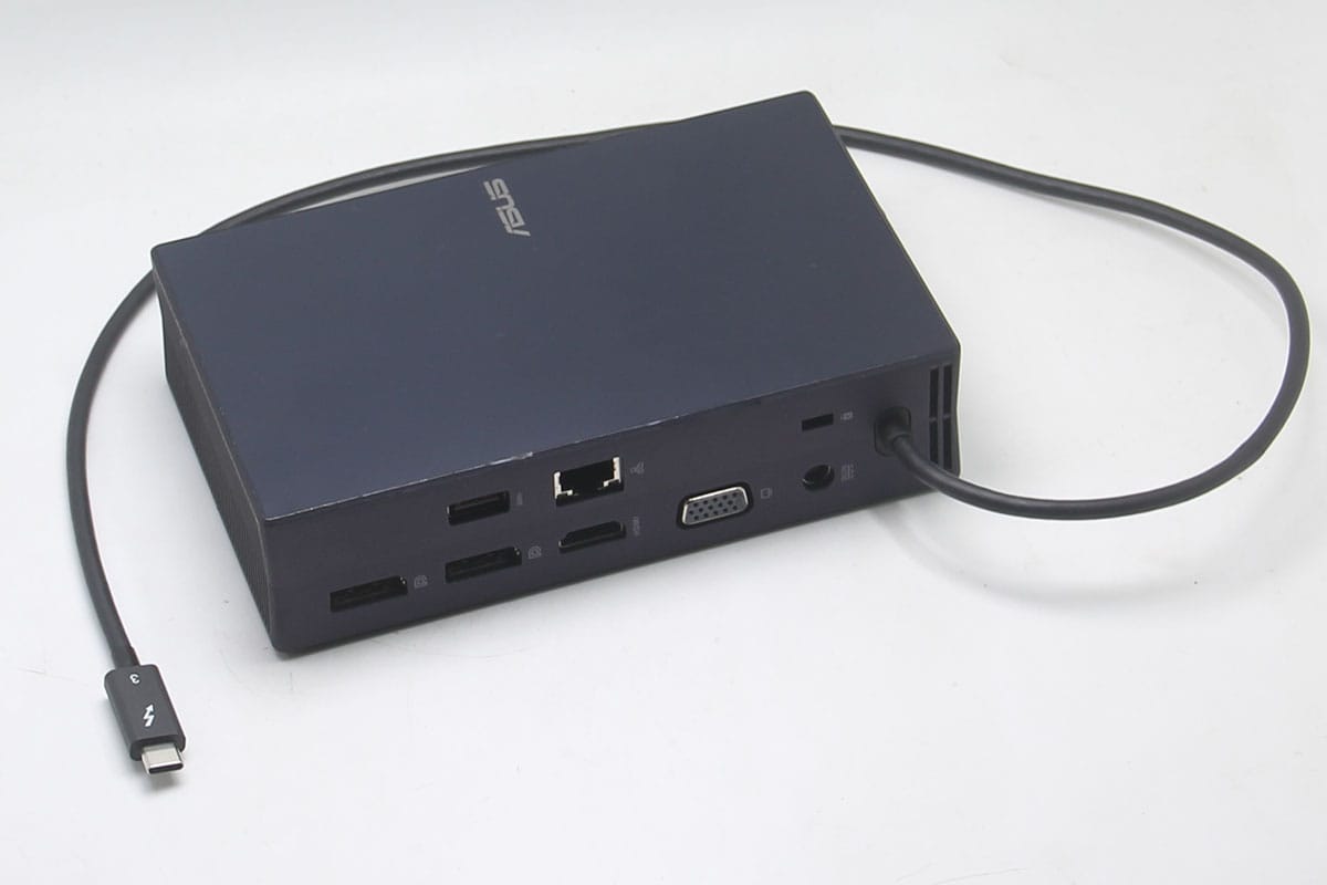 原装华硕 ASUS SimPro dock2 雷电3扩展坞 120瓦PD供电 笔记本电脑外扩接口显示器USB 智能卡