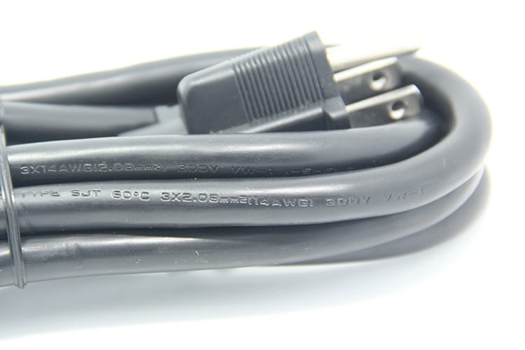 原装台湾进口益胜 超粗 3*14awg 2.08方品字口电脑主机显示器电源线 原装台湾进口益胜 超粗 3*14awg 2.08方品字口电脑主机显示器电源线