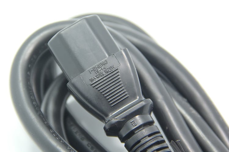 原装台湾进口益胜 超粗 3*14awg 2.08方品字口电脑主机显示器电源线 原装台湾进口益胜 超粗 3*14awg 2.08方品字口电脑主机显示器电源线