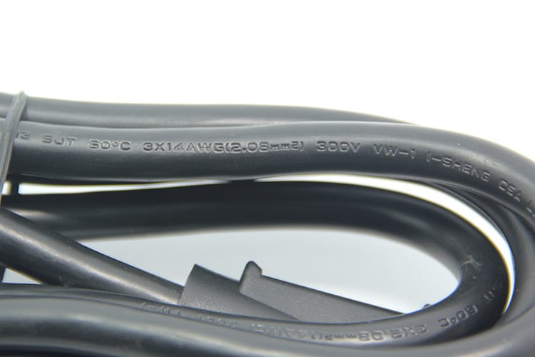 原装台湾进口益胜 超粗 3*14awg 2.08方品字口电脑主机显示器电源线 原装台湾进口益胜 超粗 3*14awg 2.08方品字口电脑主机显示器电源线