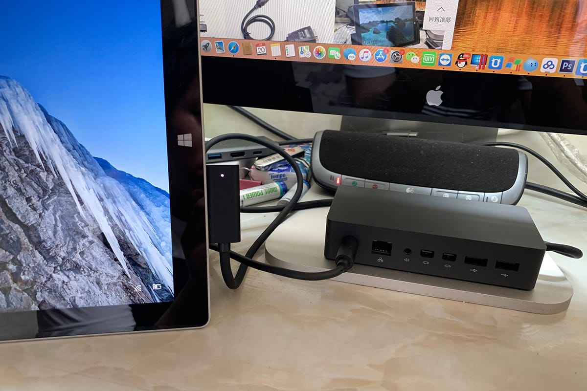 原装微软Surface pro book2 GO Laptop平板电脑扩展坞dock转换器 1661