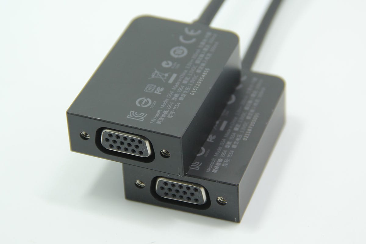 原装微软surfacepro3 4 5电脑外接投影仪显示器 主动式迷你dp转vga视频线 型号 1554