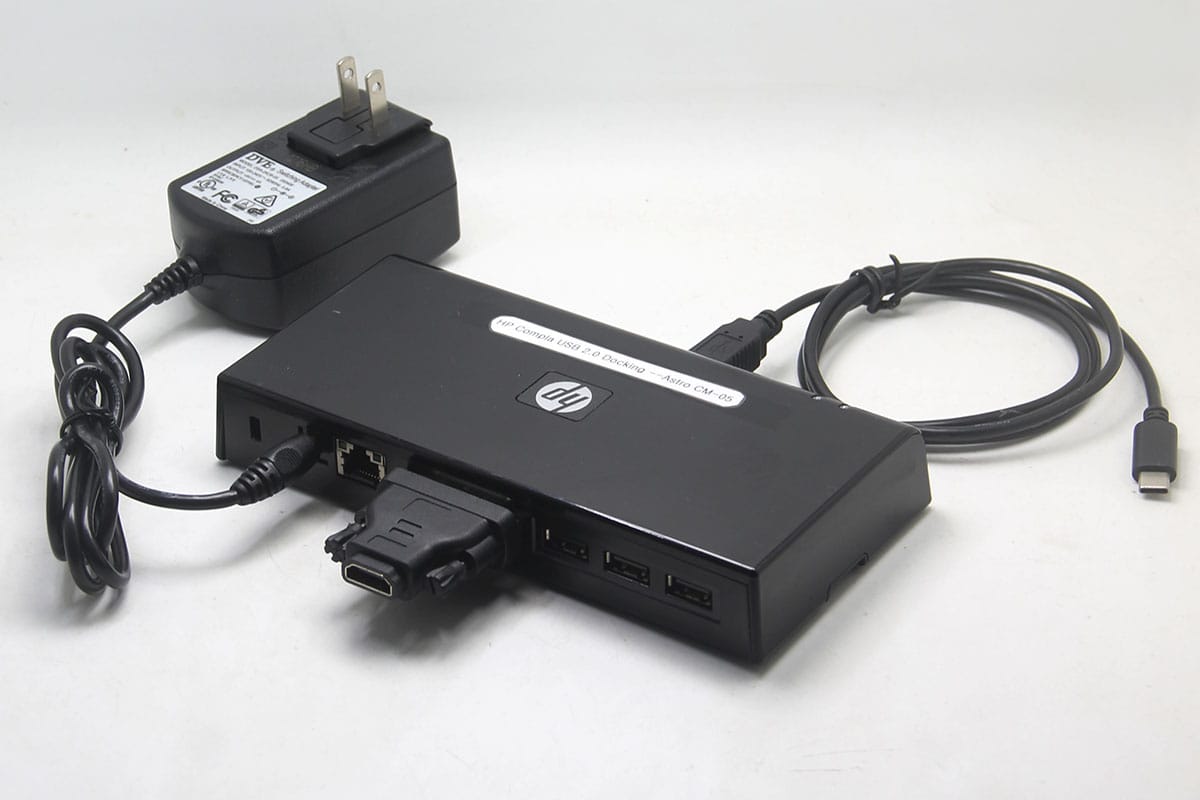 原装惠普USB2.0 对接站 扩展坞displaylink 安卓手机外接大屏 Mac外接多屏