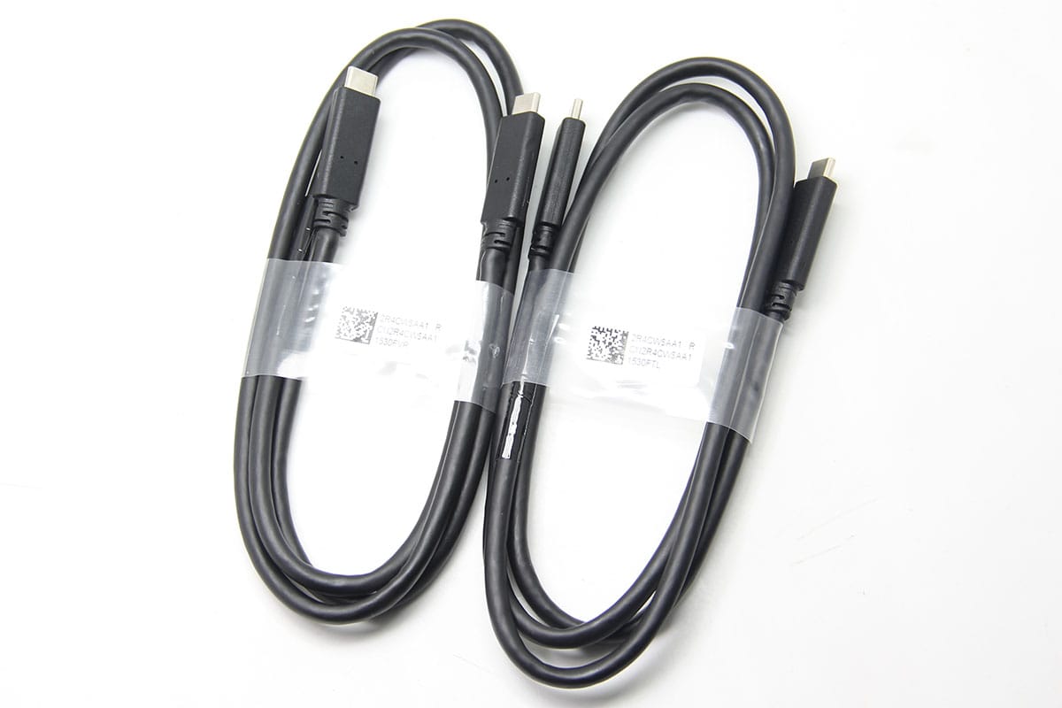 原装戴尔100瓦type-C线USB-C数据线5A电流10G传输4k视频传输1.8米 PD充电线 C口显示器连接线