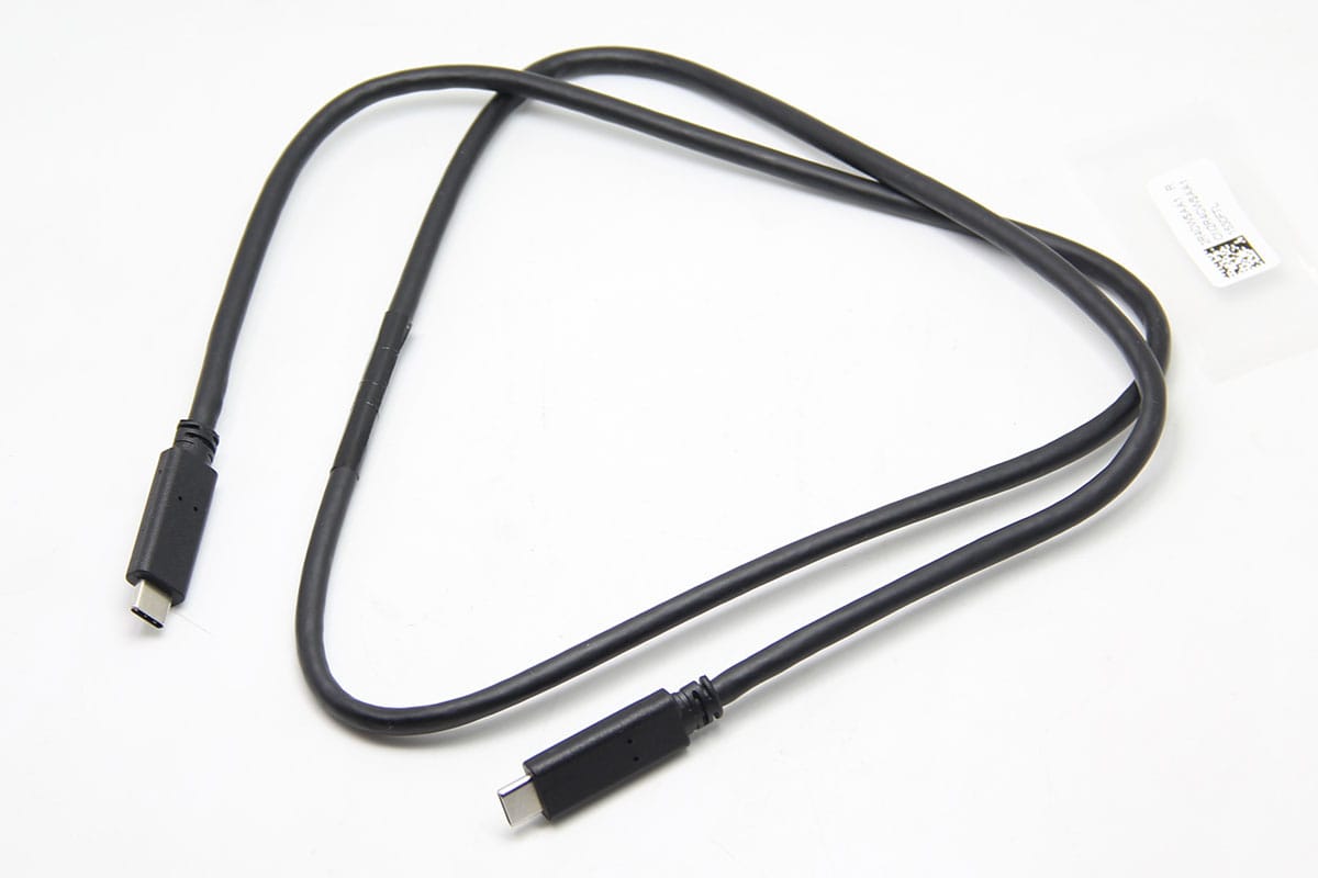原装戴尔100瓦type-C线USB-C数据线5A电流10G传输4k视频传输1.8米 PD充电线 C口显示器连接线