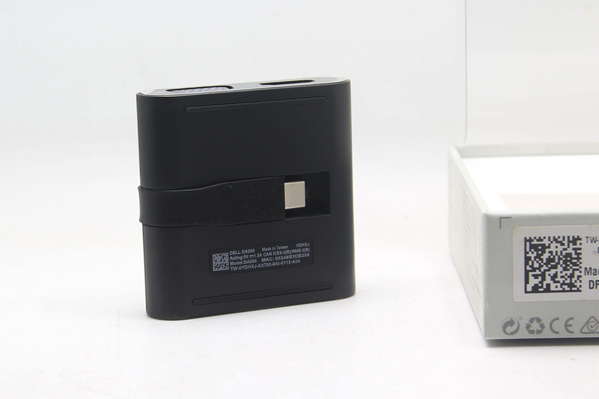 原装戴尔DA200 0YDHXJ  USB-C全功能C便携式扩展坞千兆网卡USB3.0接口HDMI