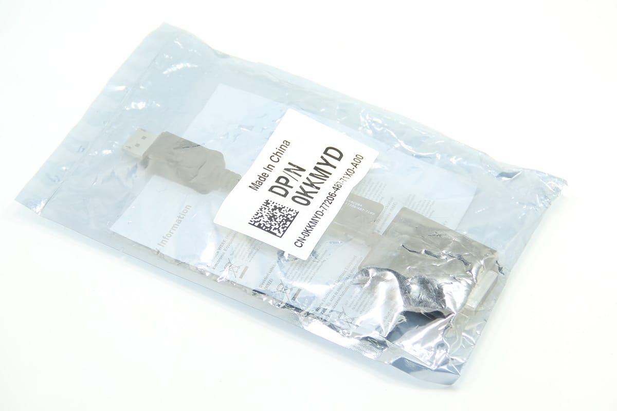 原装戴尔新款DP转DVI视频转接线 DP/N0KKMYD电脑连接线显示器 原装戴尔新款DP转DVI视频转接线 DP/N0KKMYD电脑连接线显示器