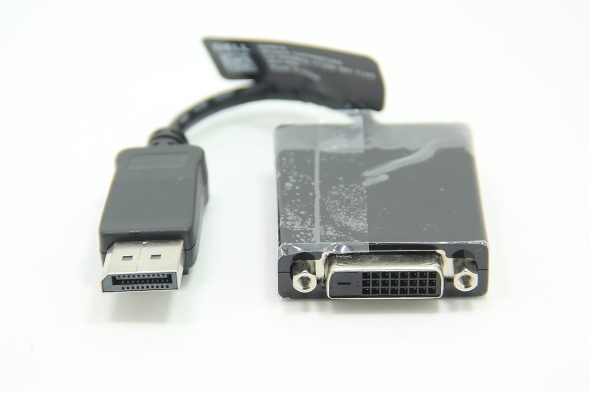 原装戴尔新款DP转DVI视频转接线 DP/N0KKMYD电脑连接线显示器 原装戴尔新款DP转DVI视频转接线 DP/N0KKMYD电脑连接线显示器