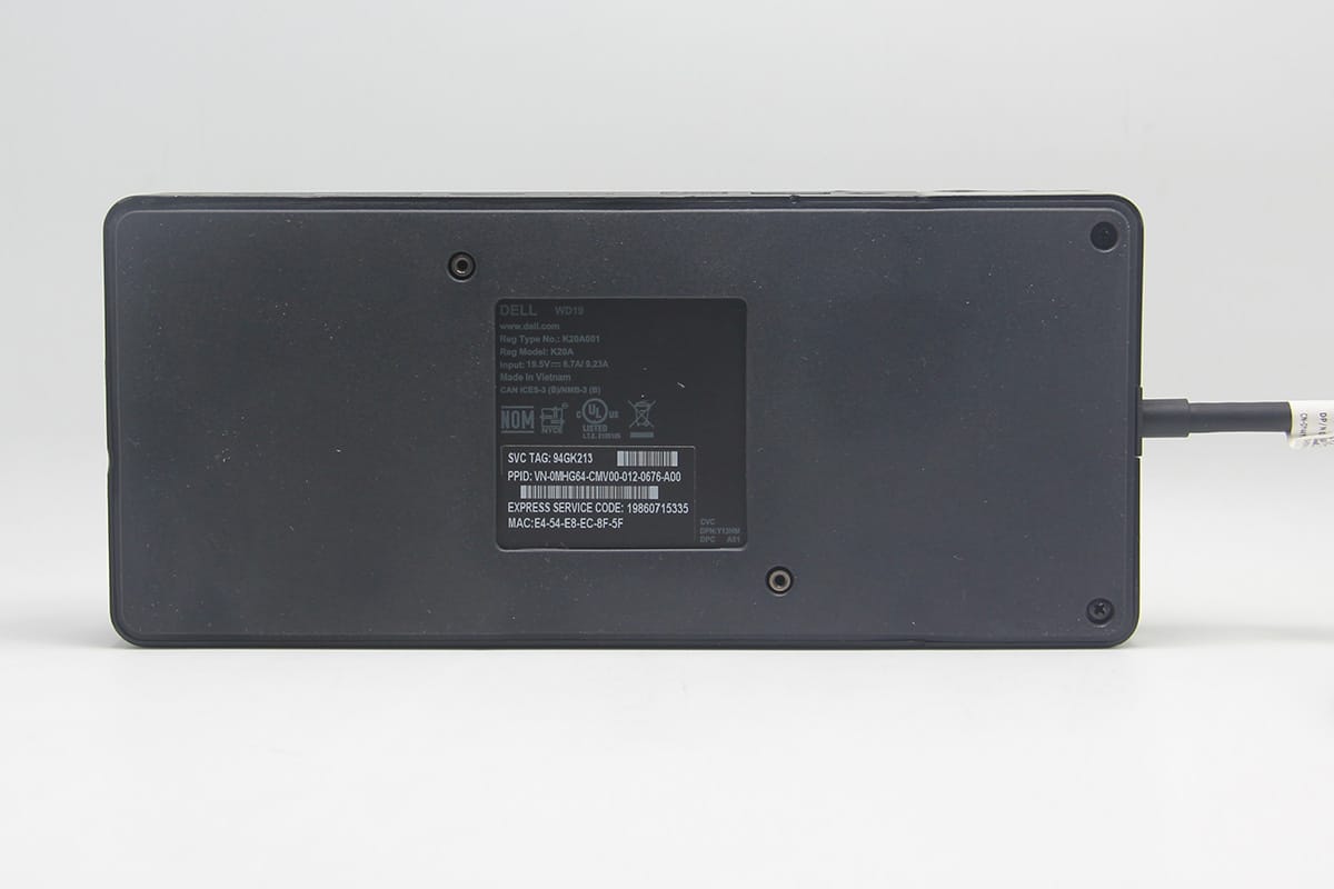 原装戴尔wd19 TB扩展坞USB-C dock 90瓦PD供电 外接多显示器网卡扩多个USB3.1 gen2 声卡