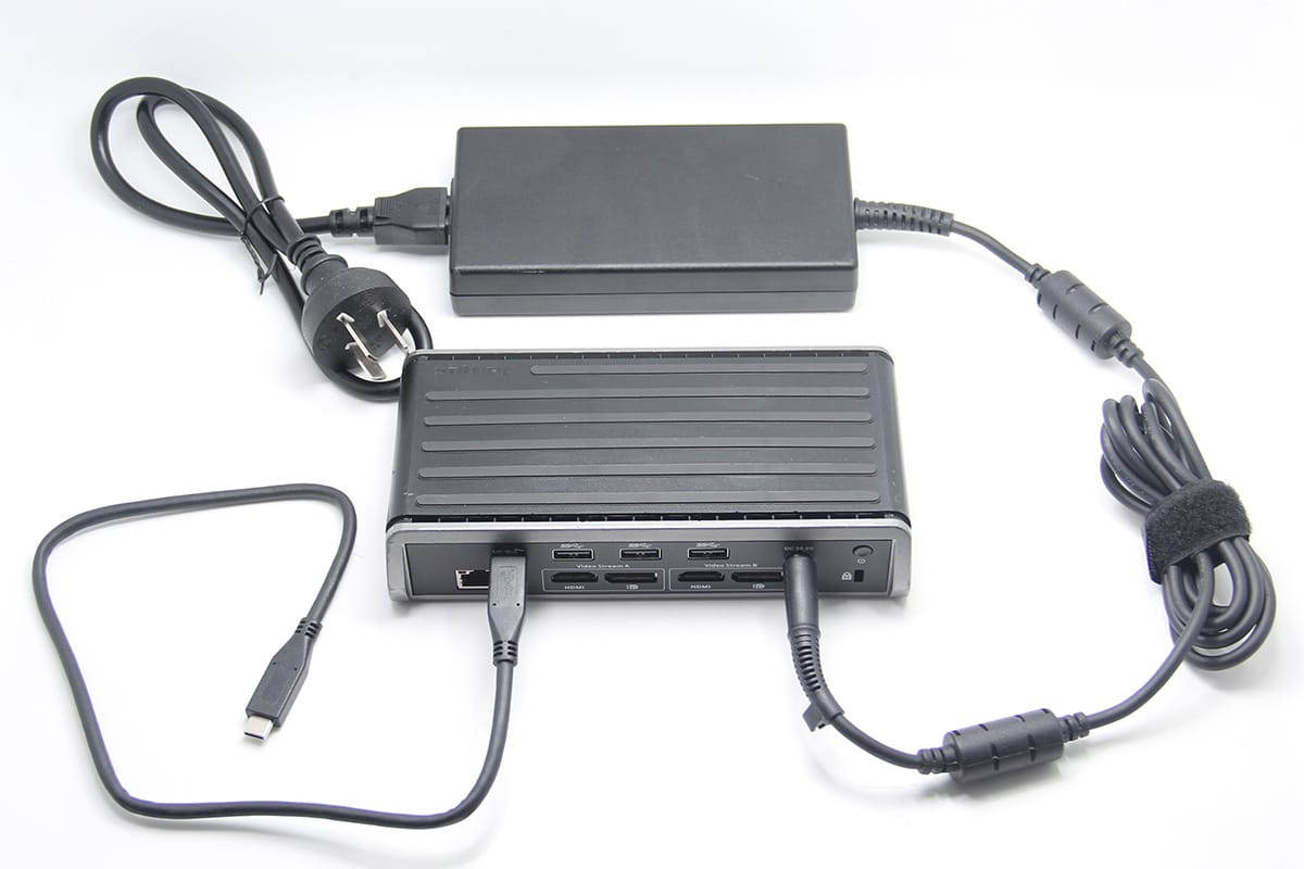 原装泰格斯 tarsus dock180usz 笔记本电脑通用扩展坞外接双4K显示器 60瓦PD协议供电 USB3.0 千兆网卡