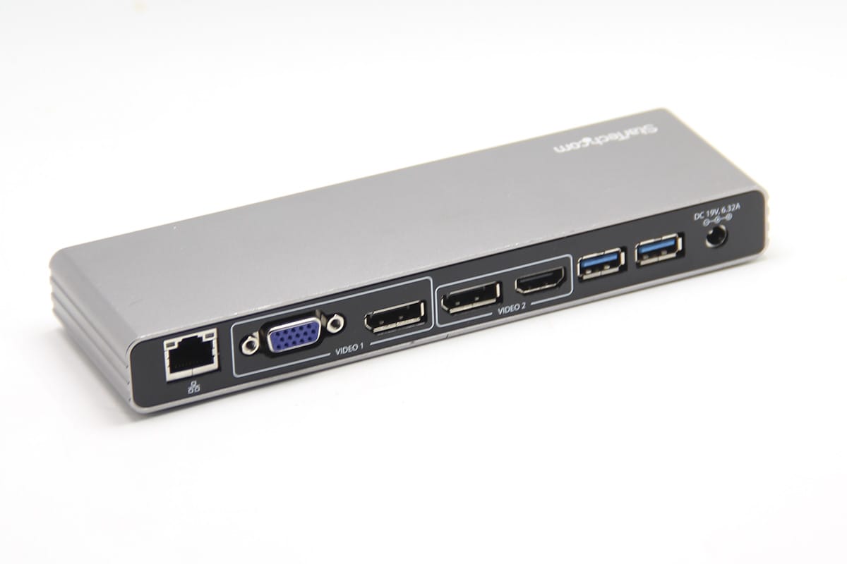 原装美国品牌satrtech TB3DK2DHV 85瓦PD供电双4k网卡多接口Mac win多系统雷电3扩展坞