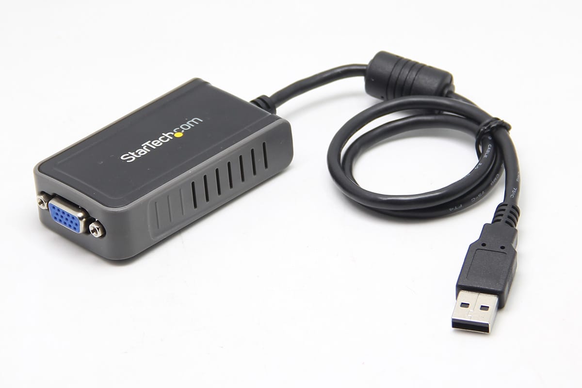 原装美国品牌USB外置小显卡电脑外接多屏炒股办公USB转VGA适配器USB 2.0外部视频和图形卡| 多显示器| USB供电| 支持Windows® 产品编号：USB2VGAE2