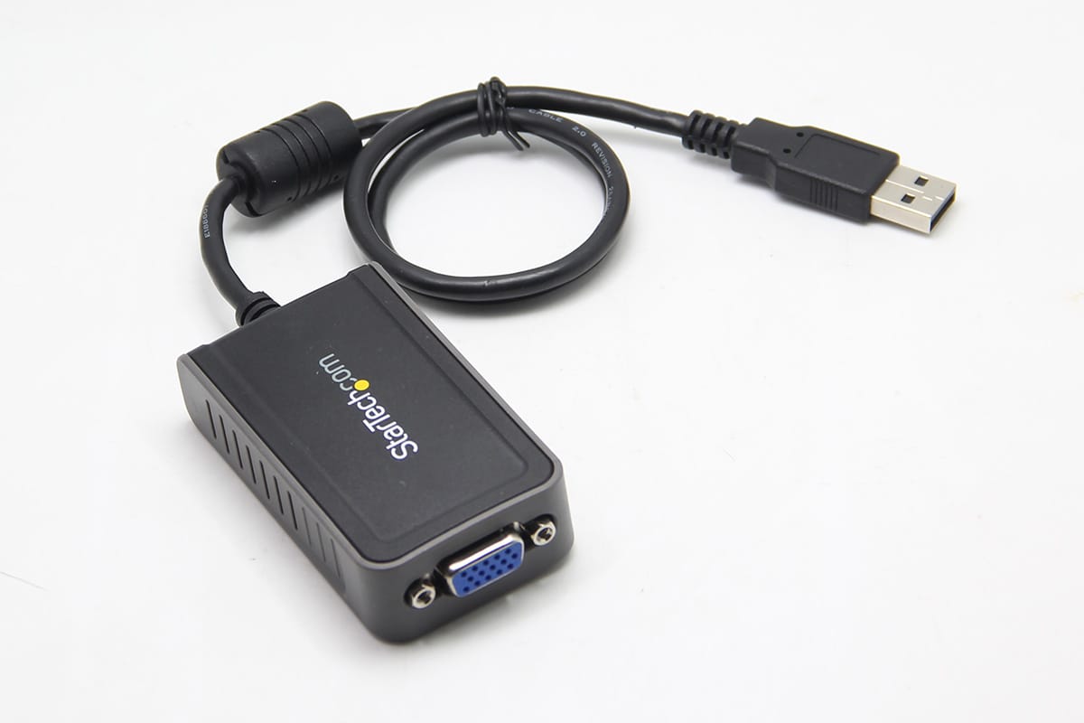 原装美国品牌USB外置小显卡电脑外接多屏炒股办公USB转VGA适配器USB 2.0外部视频和图形卡| 多显示器| USB供电| 支持Windows® 产品编号：USB2VGAE2