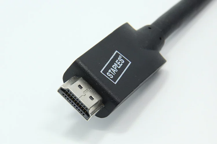 原装美国进口staples 粗线大DP转HDMI 电脑接电视 投影仪 数字口影音同步