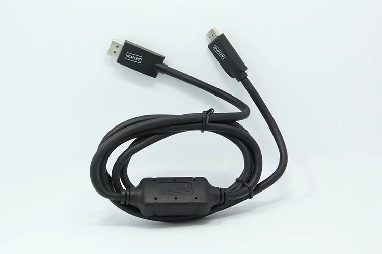 原装美国进口staples 粗线大DP转HDMI 电脑接电视 投影仪 数字口影音同步