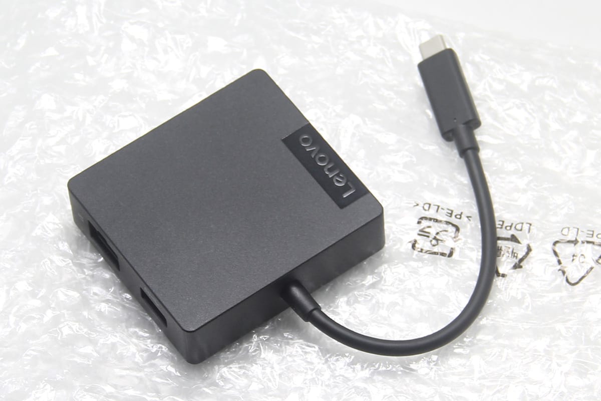 原装联想便携式扩展器转换器USB-C Traver Hub 03X7417 千兆网卡