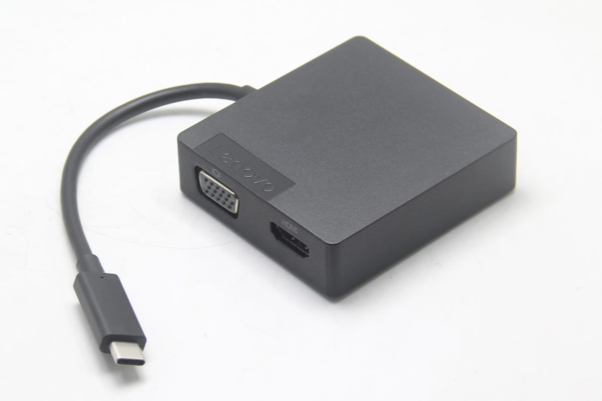 原装联想便携式扩展器转换器USB-C Traver Hub 03X7417 千兆网卡