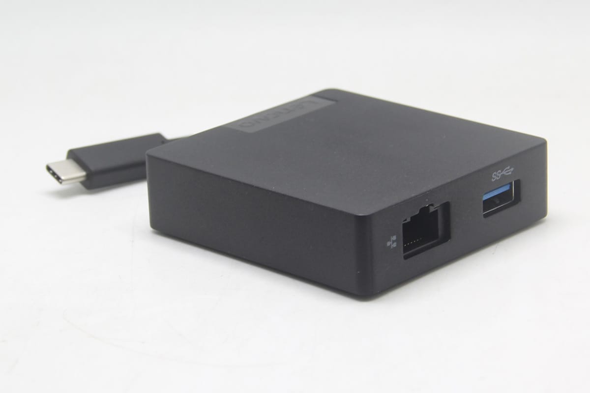 原装联想便携式扩展器转换器USB-C Traver Hub 03X7417 千兆网卡
