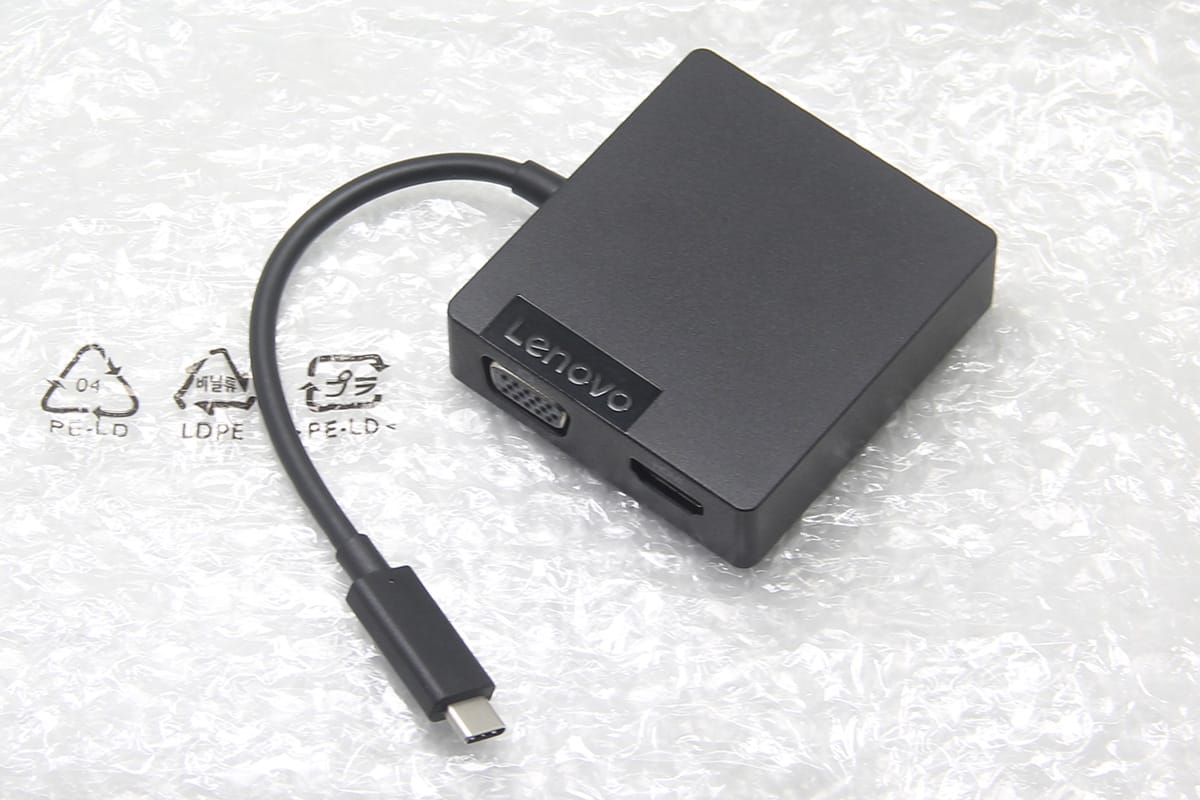 原装联想便携式扩展器转换器USB-C Traver Hub 03X7417 千兆网卡
