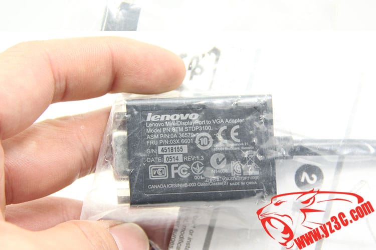 原装联想ThinkPad通用主动式迷你DP转VGA视频转接线接投影高清线 原装联想ThinkPad通用主动式迷你DP转VGA视频转接线接投影高清线
