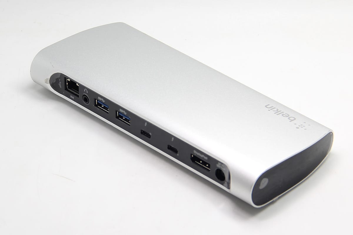 原装贝尔金 F4U095 thunderbolt3 express dock HD 雷电3满速40G扩展坞85瓦PD供电苹果Macbookpro免破解即插即用#818#