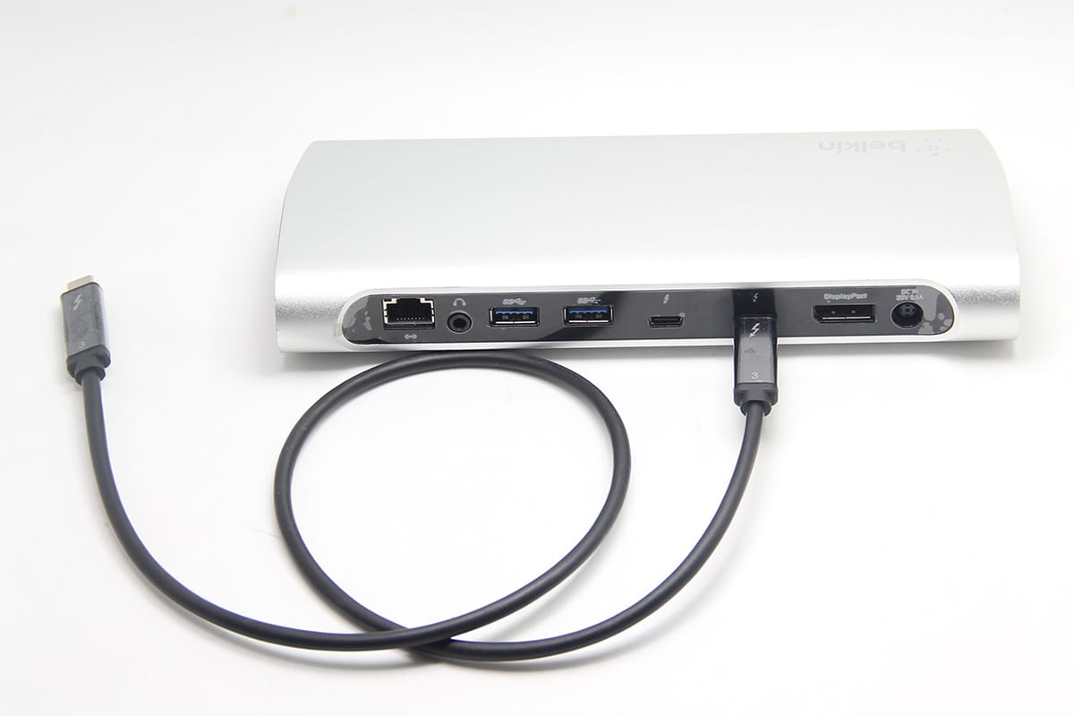 原装贝尔金 F4U095 thunderbolt3 express dock HD 雷电3满速40G扩展坞85瓦PD供电苹果Macbookpro免破解即插即用#818#