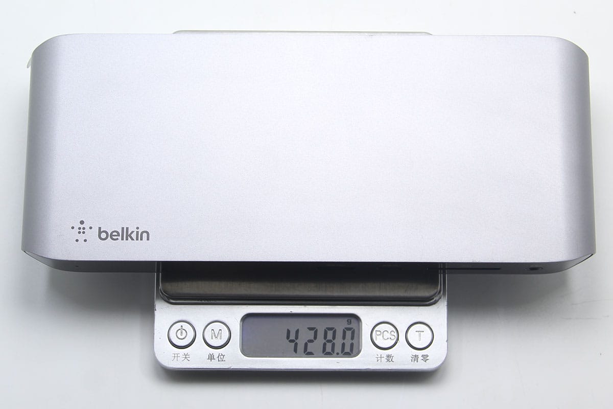 原装贝尔金belkin 雷电3扩展坞支持双4k 60hz 85瓦PD供电 F4U097 8K USB gen2