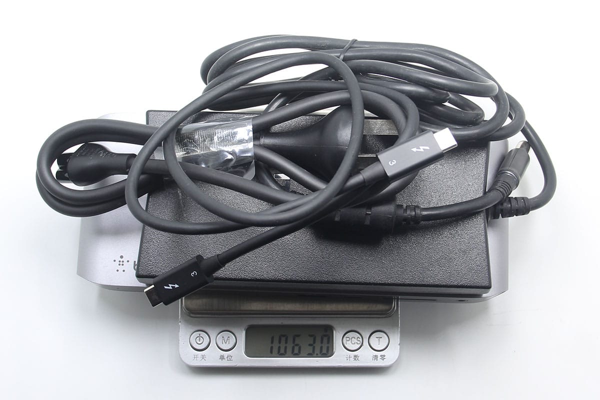 原装贝尔金belkin 雷电3扩展坞支持双4k 60hz 85瓦PD供电 F4U097 8K USB gen2