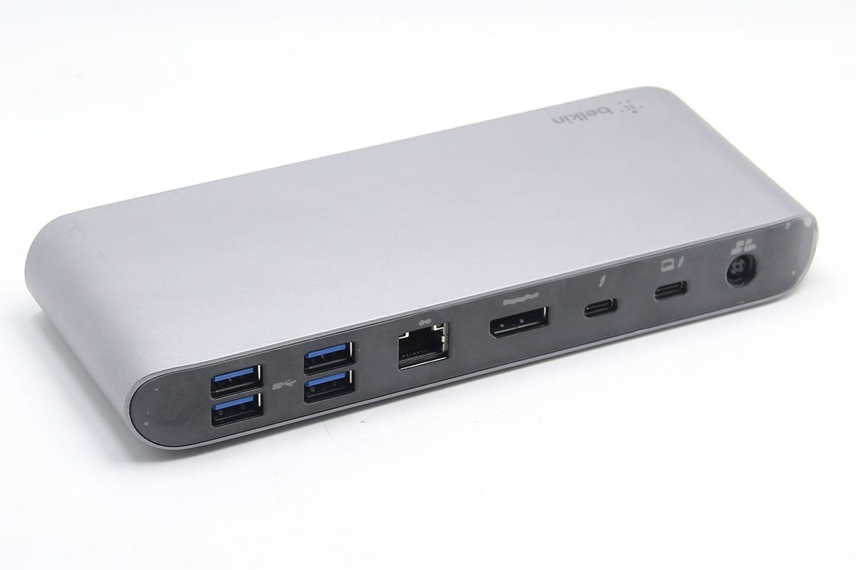 原装贝尔金belkin 雷电3扩展坞支持双4k 60hz 85瓦PD供电 F4U097 8K USB gen2
