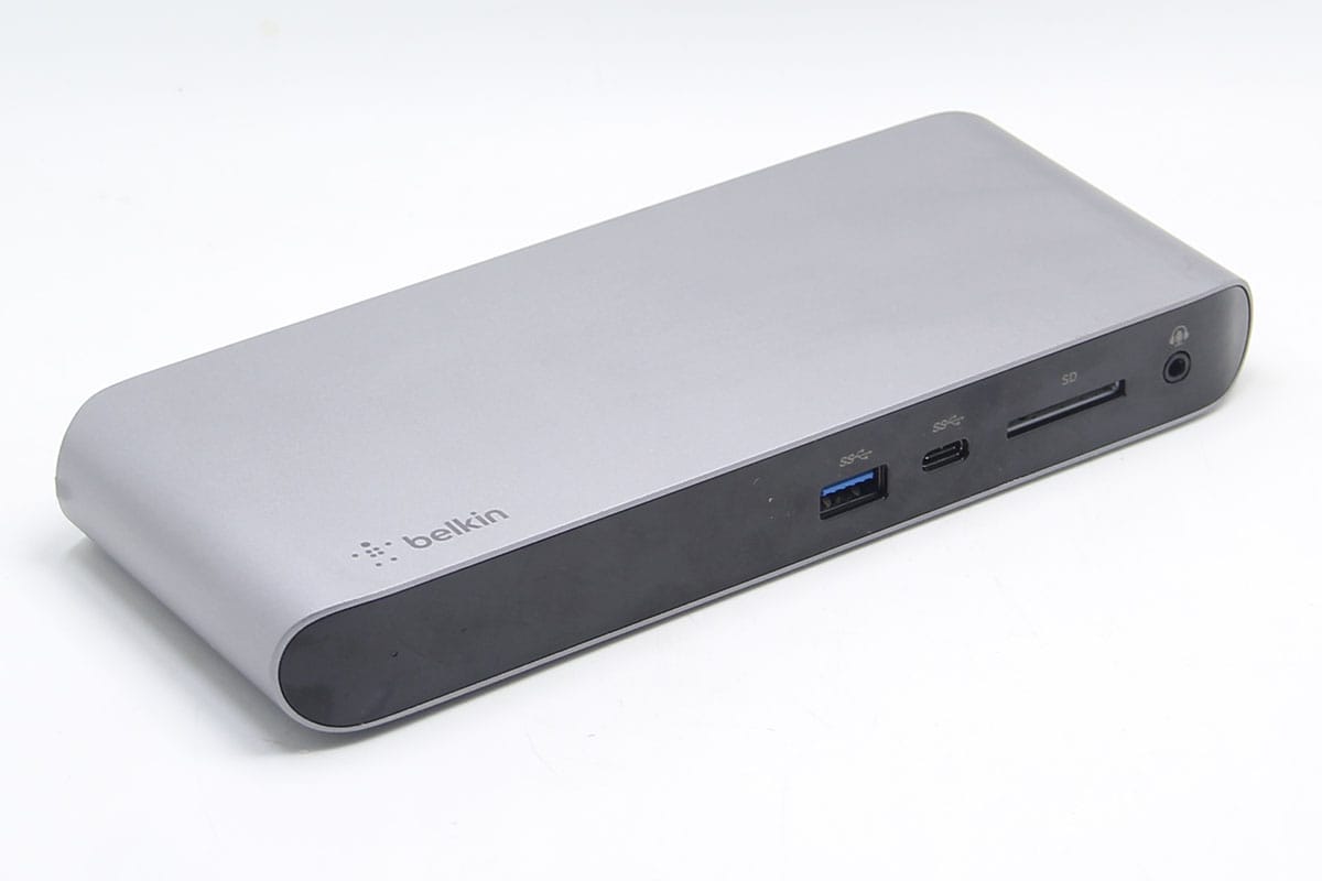 原装贝尔金belkin 雷电3扩展坞支持双4k 60hz 85瓦PD供电 F4U097 8K USB gen2