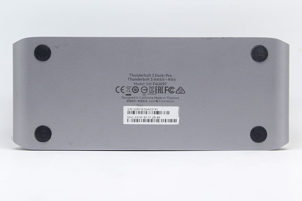 原装贝尔金belkin 雷电3扩展坞支持双4k 60hz 85瓦PD供电 F4U097 8K USB gen2
