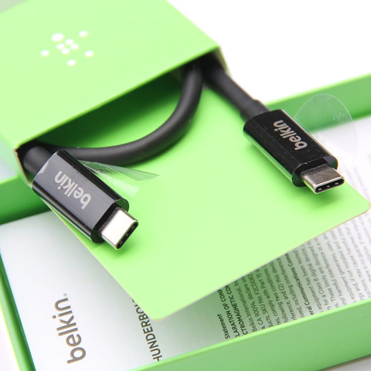 原装贝尔金belkin 雷电3数据线 60瓦供电40g传输线Thunderbolt 3 Cable 原装贝尔金belkin 雷电3数据线 60瓦供电40g传输线Thunderbolt 3 Cable
