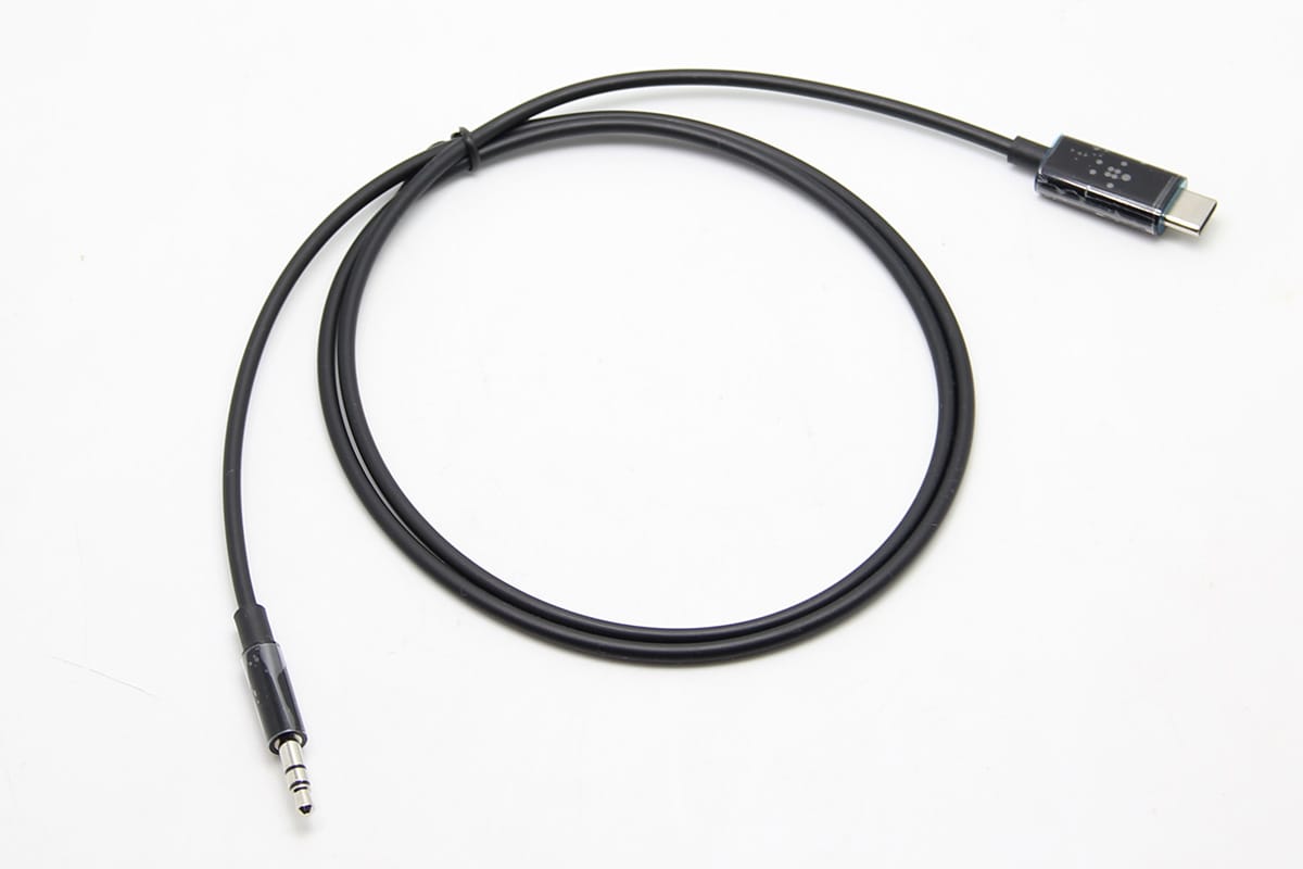 原装贝尔金belkin P-F7U079 AUX车载音频线type-c转音响功放c口转3.5mm耳机 喇叭