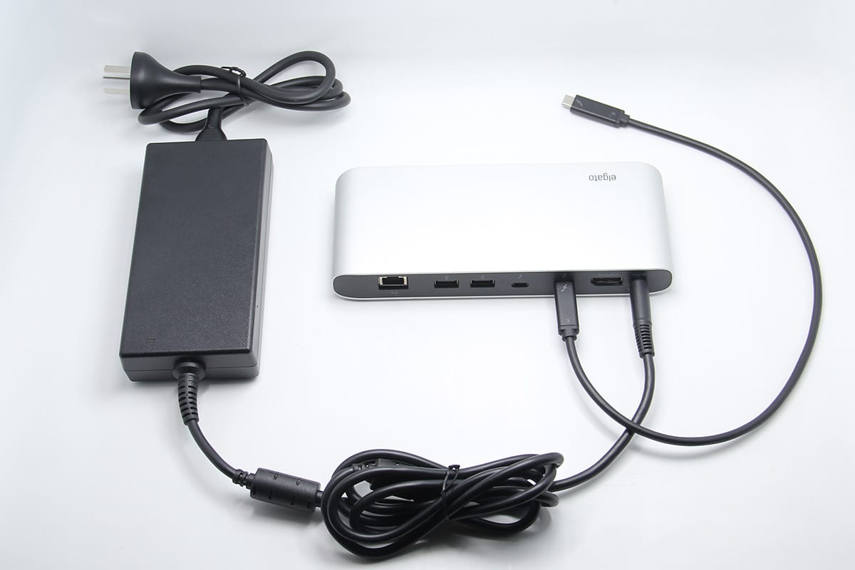 原装elgato 雷电3 thunderbolt3 dock 扩展坞85瓦反向快充dock外接双4k适用Mac win